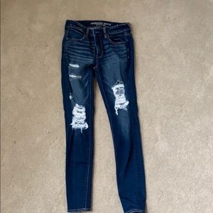 American Eagle Super Stretch Jean 8 Long